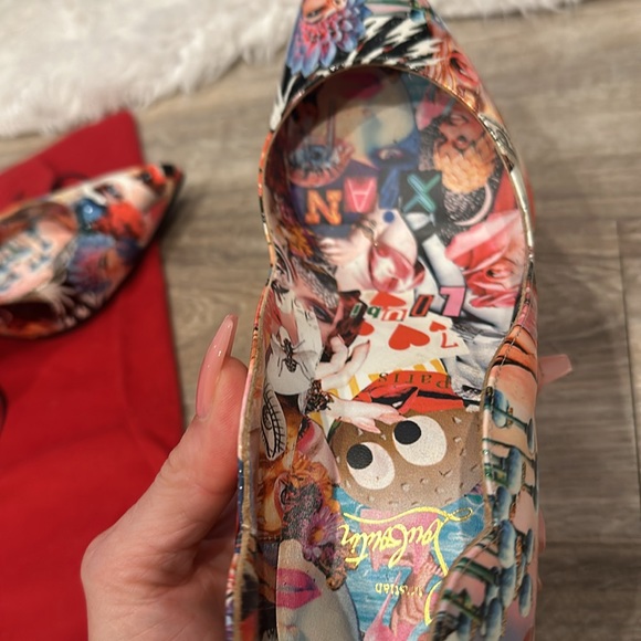 Limited Edition Christian Louboutin Hot Chick Scallop Pointed Toe Pump- SZ 40 - Picture 7 of 13